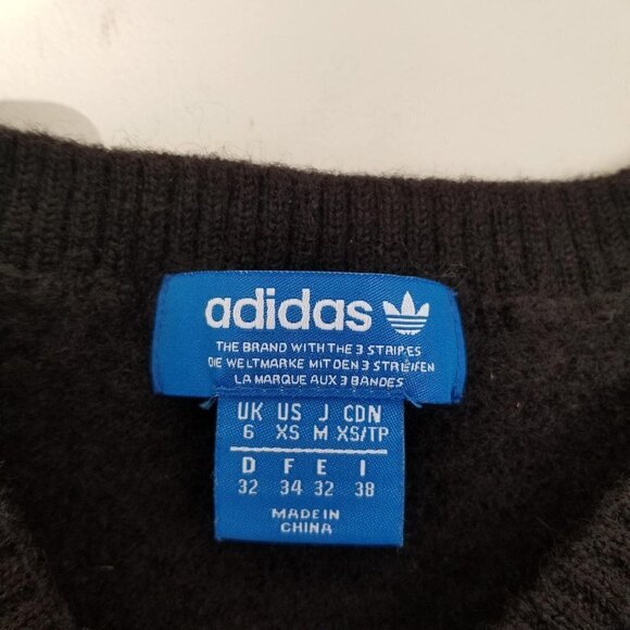 Adidas Logo Spell Out Wool Crop Top Size XS - Picture 9 of 9